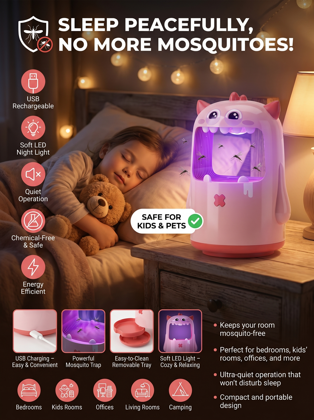 SleepSafe Mosquito Lamp™