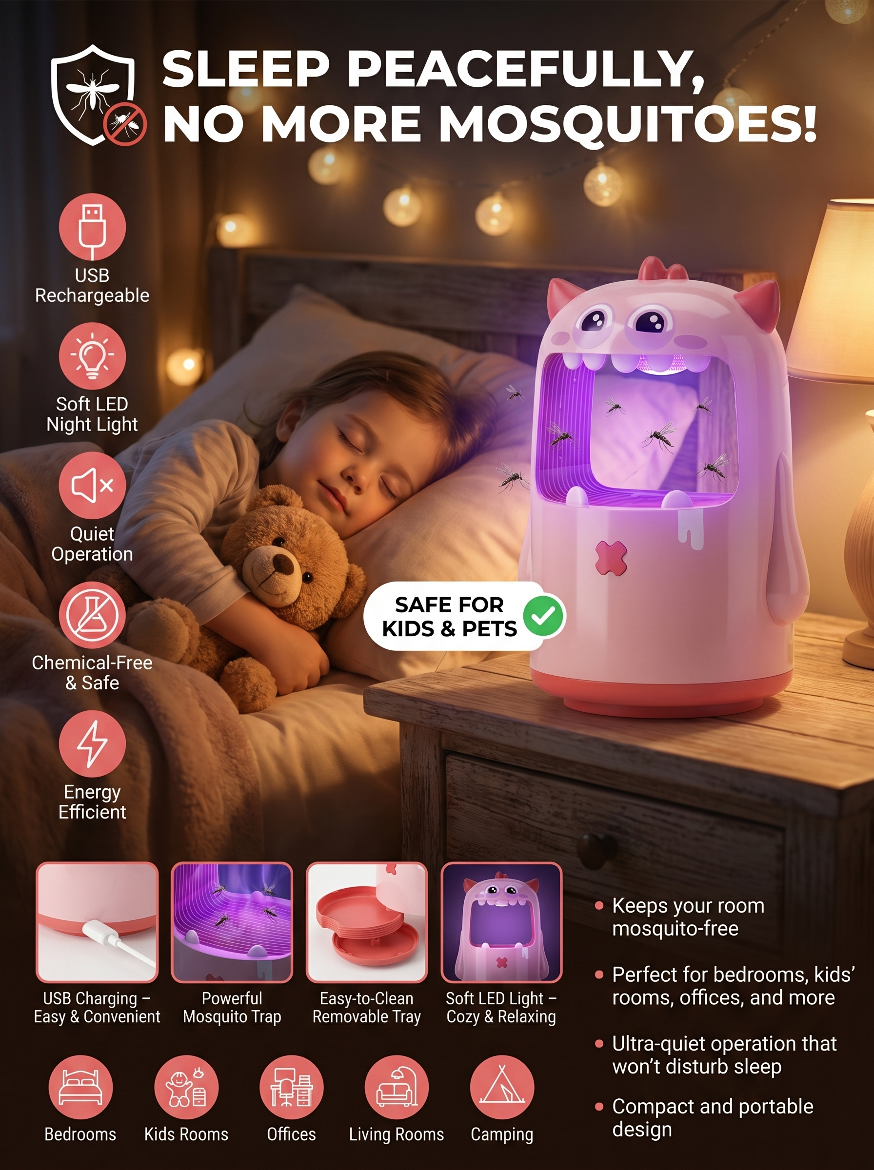 SleepSafe Mosquito Lamp™