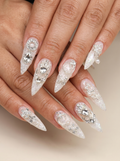 Moonlight Diamond Press-On Nails