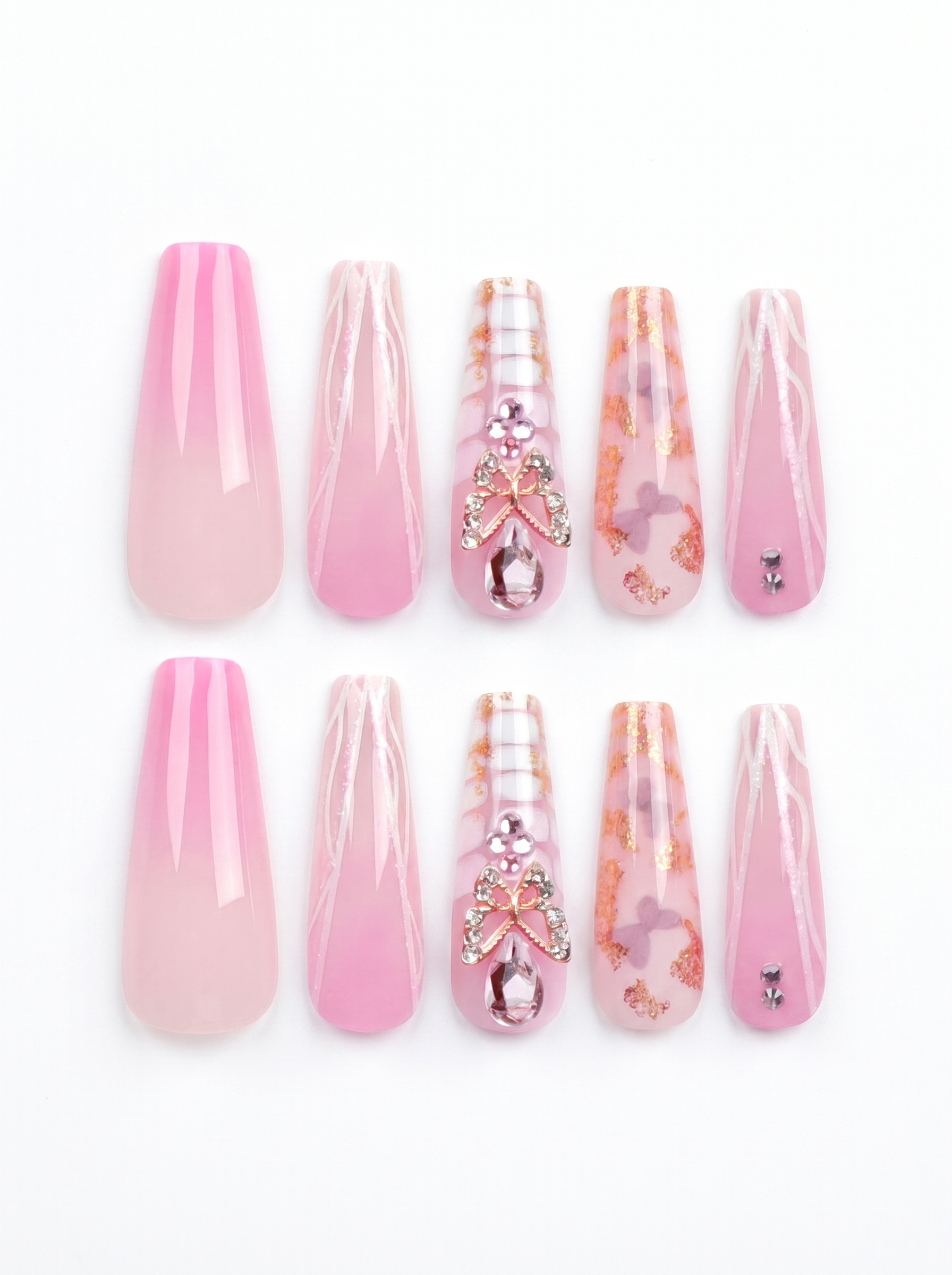 Butterfly Blush Press-On Nails