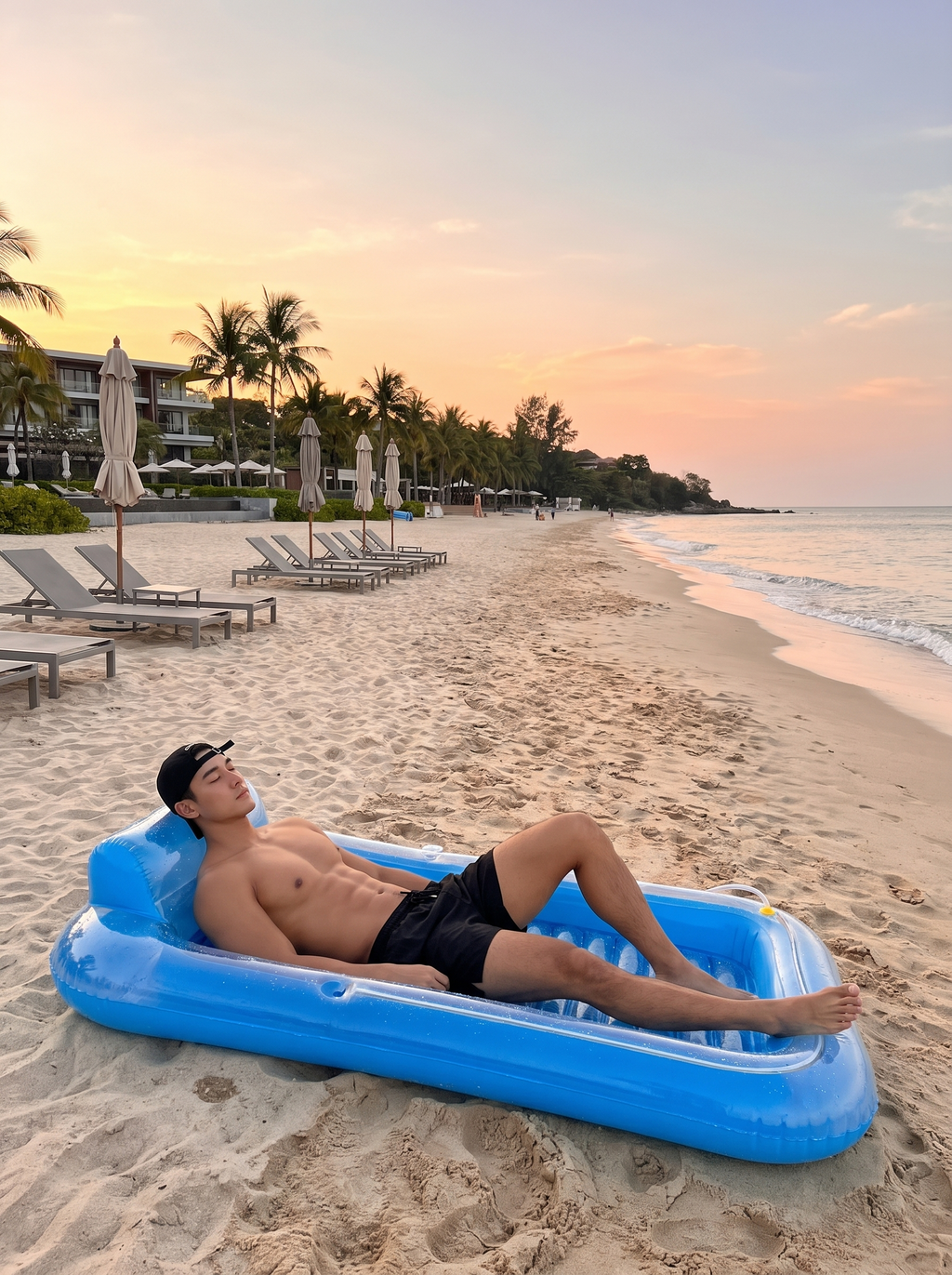 Princess Pink Blossom Floating Lounger