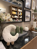 Smiley Sun & Moon Plush Pillow